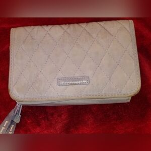 Vera Bradley Quilted Beige Wallet